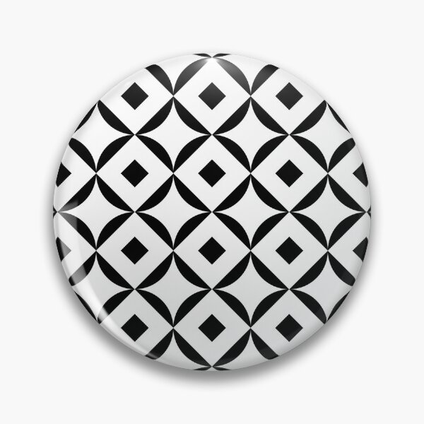 Item preview, monochrome geometric pattern designed and sold by dottiedigitals.
