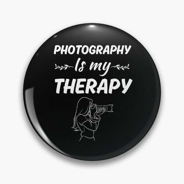 Item preview, Photography is my therapy, funny photographer saying, photographer quote, photographer job designed and sold by NBSStore.