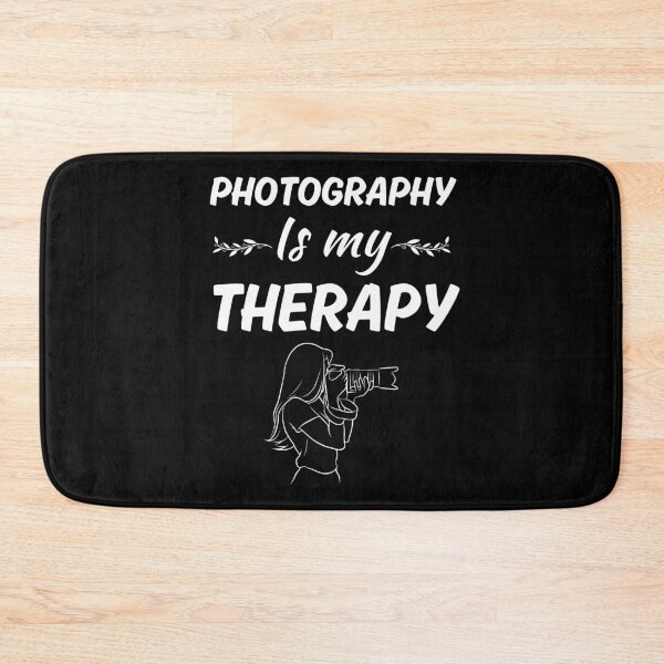 Item preview, Photography is my therapy, funny photographer saying, photographer quote, photographer job designed and sold by NBSStore.