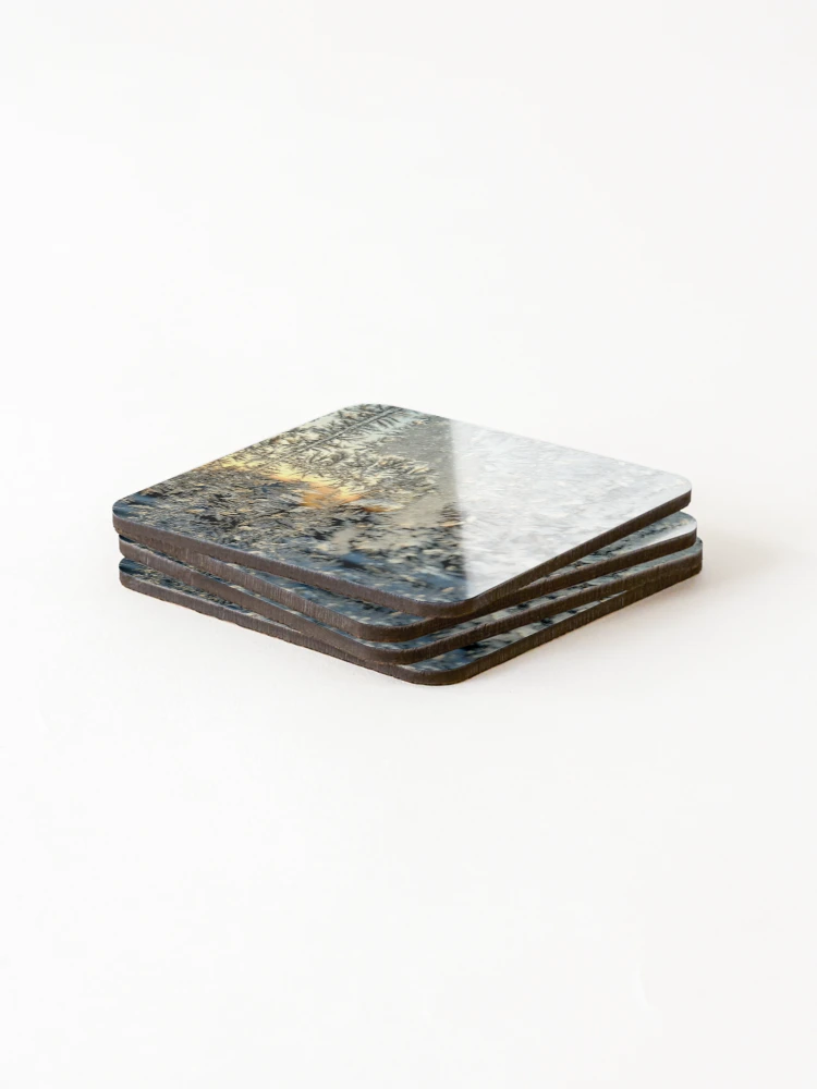 Thumbnail 4 of 5, Coasters (Set of 4), Frozen designed and sold by OutJsWindow.
