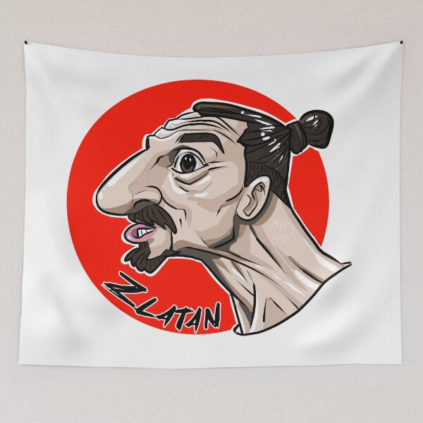 Item preview, Caricatura Zlatan, by Squiz caricaturista designed and sold by Squiz Art.