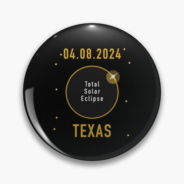 Item preview, Total Solar Eclipse 2024 Texas  designed and sold by ZapTeesDesign.