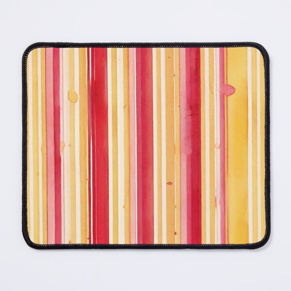 Item preview,  Stripe - Red and Yellow Horizontal Line Stripes ; Pattern Line designed and sold by PatternInArt.