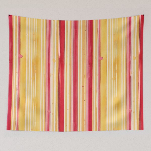 Item preview,  Stripe - Red and Yellow Horizontal Line Stripes ; Pattern Line designed and sold by PatternInArt.
