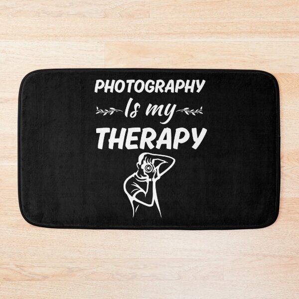 Item preview, Photography is my therapy, funny photographer saying, photographer quote, photographer job designed and sold by NBSStore.