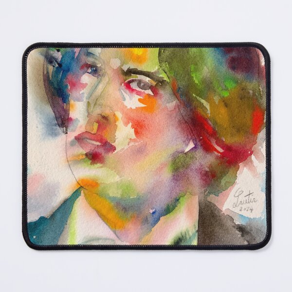 Item preview, OSCAR WILDE watercolor portrait .34 designed and sold by lautir.