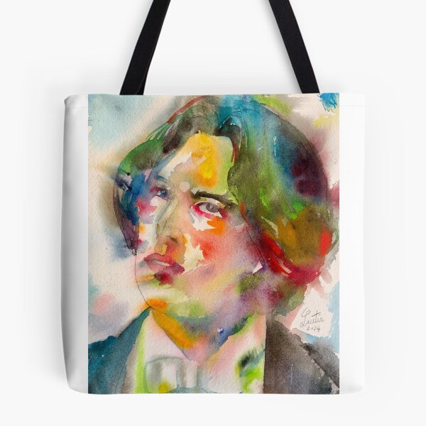 Item preview, OSCAR WILDE watercolor portrait .34 designed and sold by lautir.