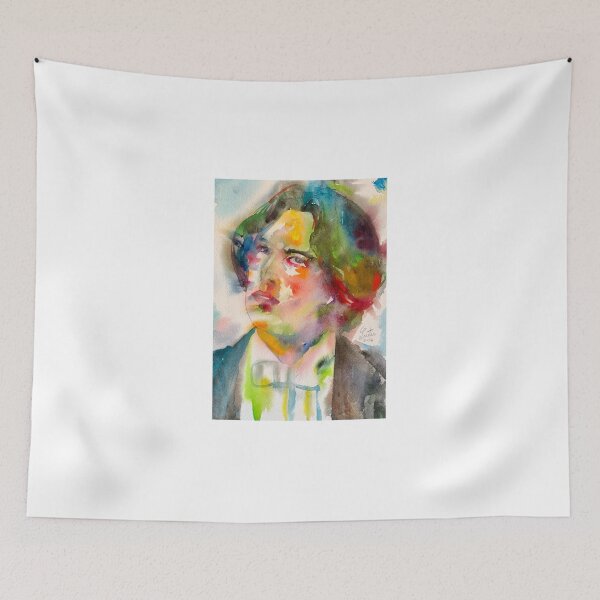 Item preview, OSCAR WILDE watercolor portrait .34 designed and sold by lautir.