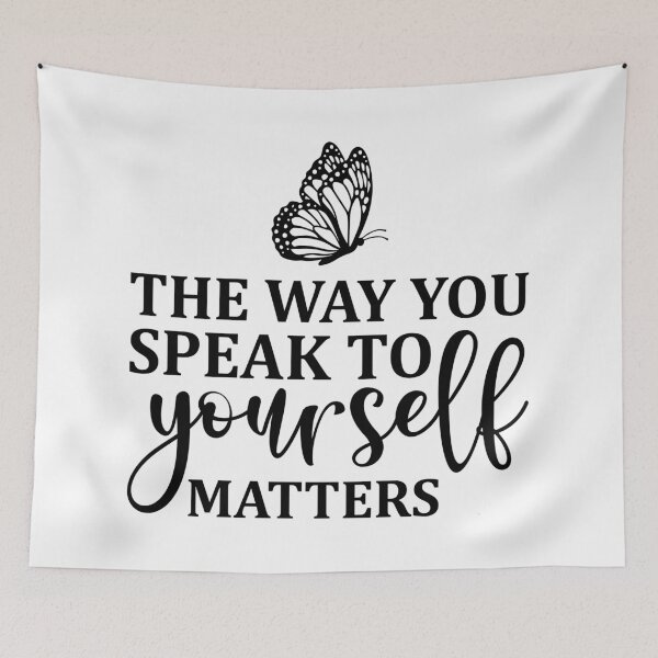 Item preview, The Way You Speak To Yourself Matters designed and sold by Hairball-Pets.