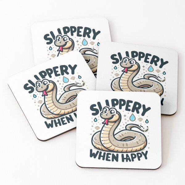 Item preview, Silly Snake: Slippery When Happy designed and sold by Dungeon-Depot.