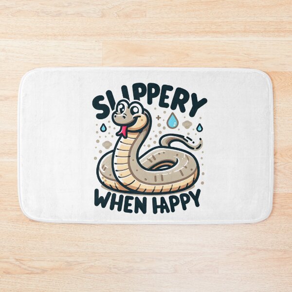 Item preview, Silly Snake: Slippery When Happy designed and sold by Dungeon-Depot.