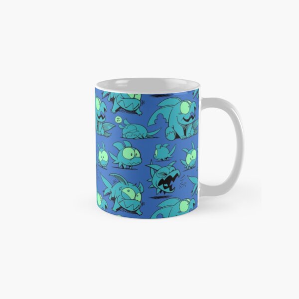 Chewster - Land Sharks - Blue/Green Pattern Classic Mug