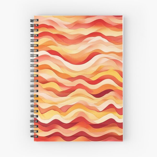Item preview, Stripe - Orange Wave Stripes ; Pattern Line designed and sold by PatternInArt.