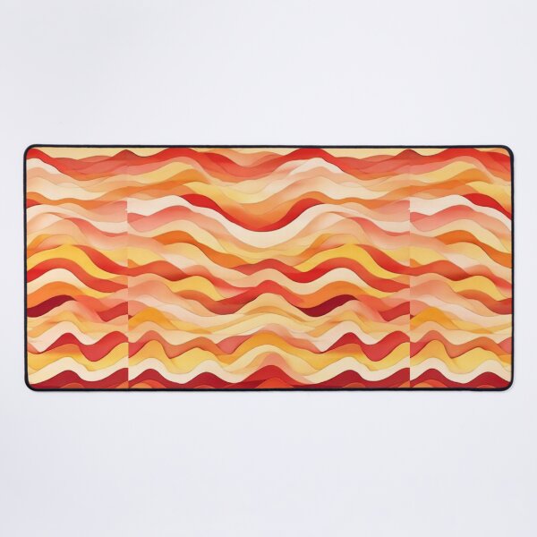 Item preview, Stripe - Orange Wave Stripes ; Pattern Line designed and sold by PatternInArt.