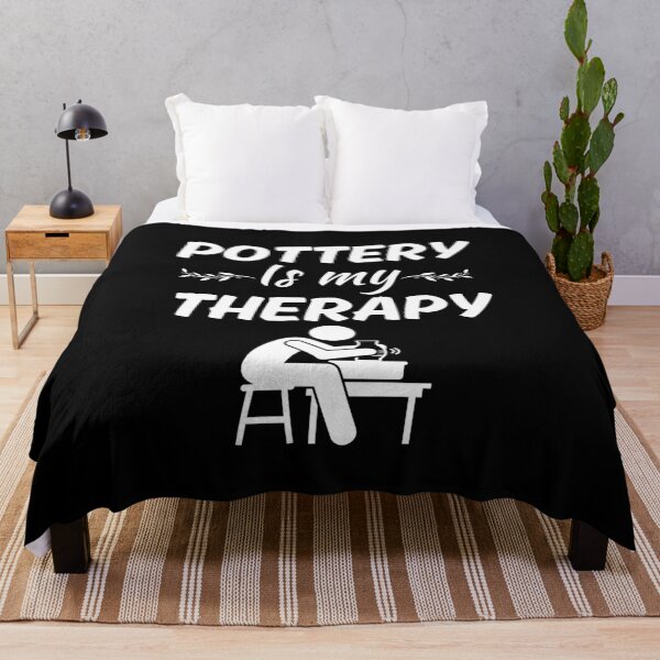 Item preview, Pottery is my therapy, funny clay pottery hobby fan, pottery sayings, pottery craft designed and sold by NBSStore.
