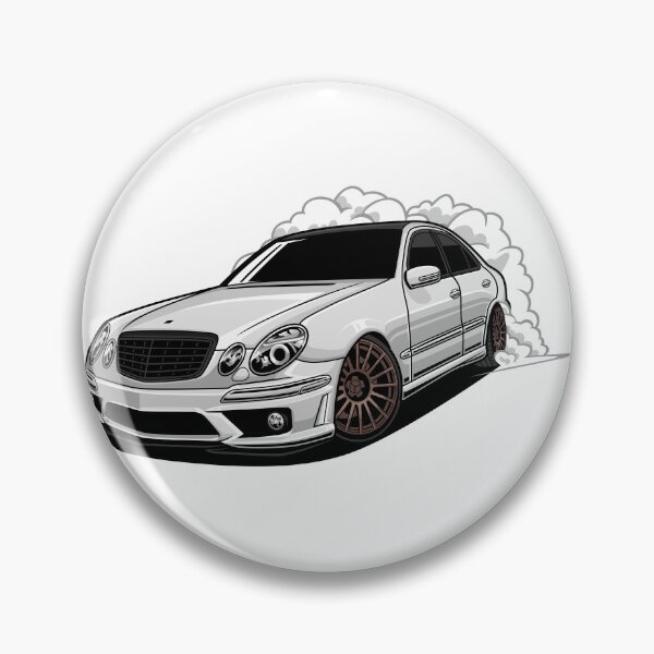 Aperçu de l'œuvre Mercedes-Benz E55 AMG Burnout créée et vendue par vektoranda.