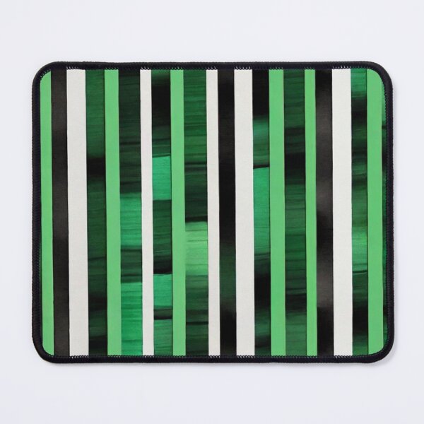 Item preview,  Stripe - Green and Black Horizontal Stripes ; Pattern Line designed and sold by PatternInArt.