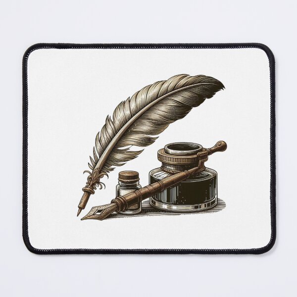 Item preview, A Fountain and Quill Pens with an Ink Holder designed and sold by Poemit.