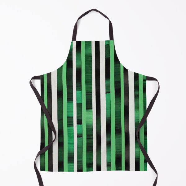 Item preview, Stripe - Green and Black Horizontal Stripes ; Pattern Line designed and sold by PatternInArt.