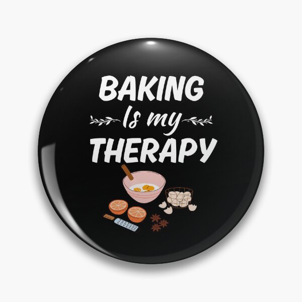 Item preview, Baking is my therapy, funny baker job saying, baker occupation quote, baker career designed and sold by NBSStore.