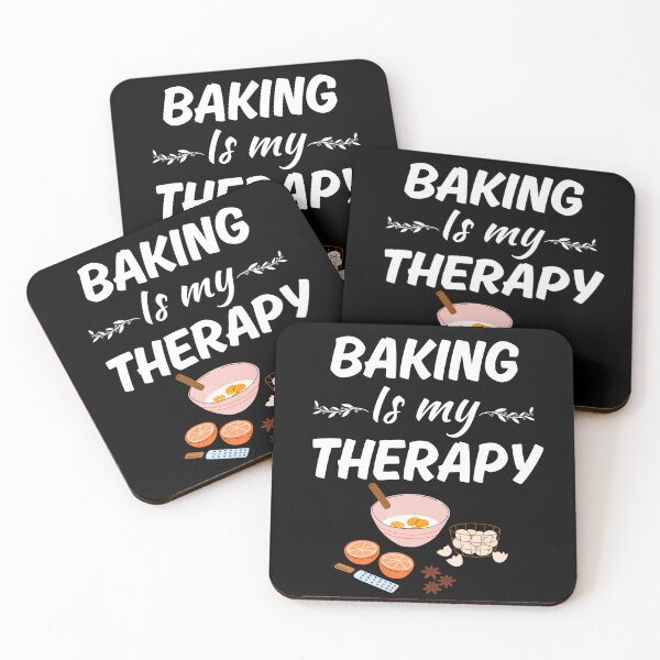 Item preview, Baking is my therapy, funny baker job saying, baker occupation quote, baker career designed and sold by NBSStore.