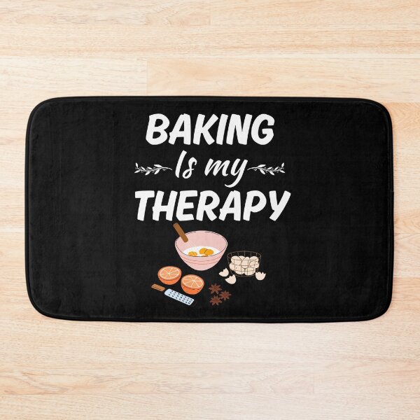 Item preview, Baking is my therapy, funny baker job saying, baker occupation quote, baker career designed and sold by NBSStore.