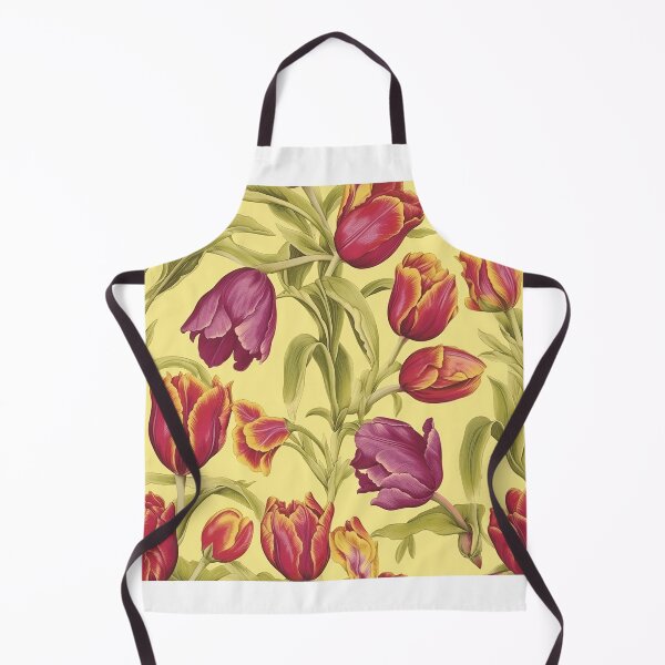 Item preview, Tulip Tile 04: Goblet of Springtime Sunshine in a Blooming Rainbow of Spiraling Blooms designed and sold by TheBrainArt.