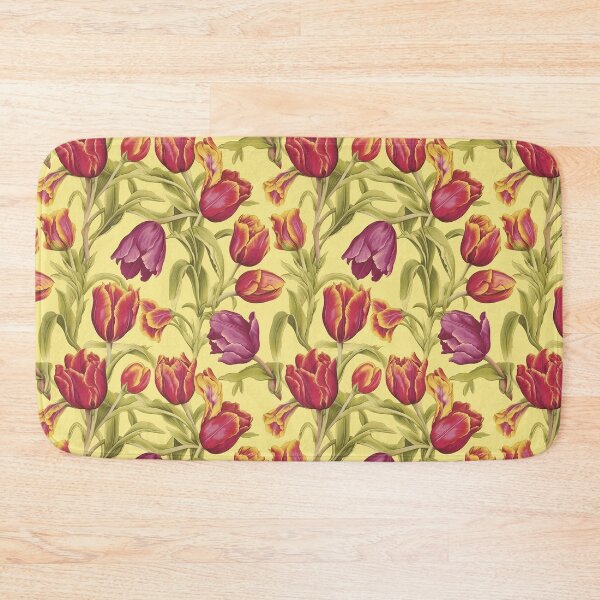 Item preview, Tulip Tile 04: Goblet of Springtime Sunshine in a Blooming Rainbow of Spiraling Blooms designed and sold by TheBrainArt.