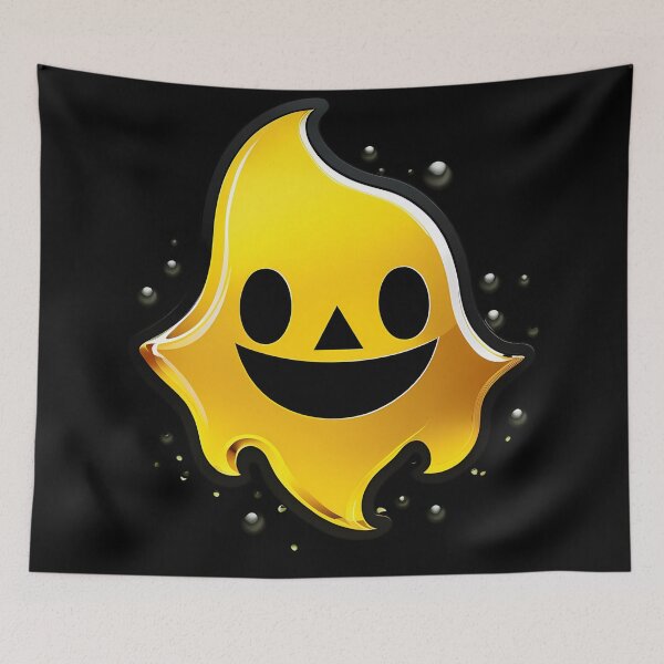 Item preview, Yellow Ghost on Screen: Uplifting Digital Art designed and sold by Artedig.
