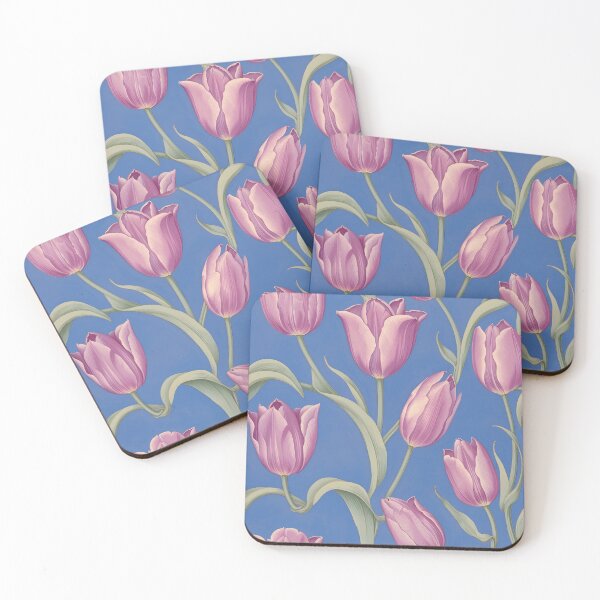 Item preview, Tulip Tile 05: Goblet of Springtime Sunshine in a Blooming Rainbow of Spiraling Blooms designed and sold by TheBrainArt.