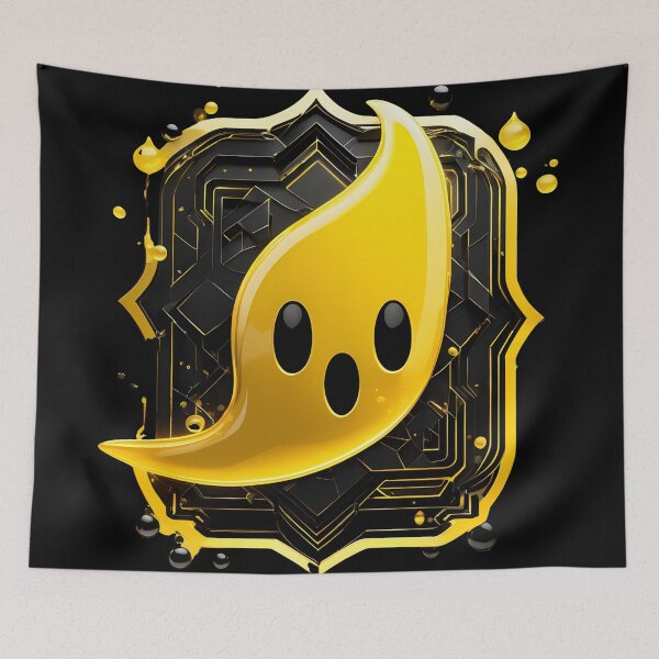 Item preview, Digital Art: Discover the Eternal Smile of the Yellow Ghost designed and sold by Artedig.