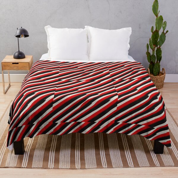 Item preview, Stripe - Red and Black Zebra Stripes ; Pattern Line designed and sold by PatternInArt.