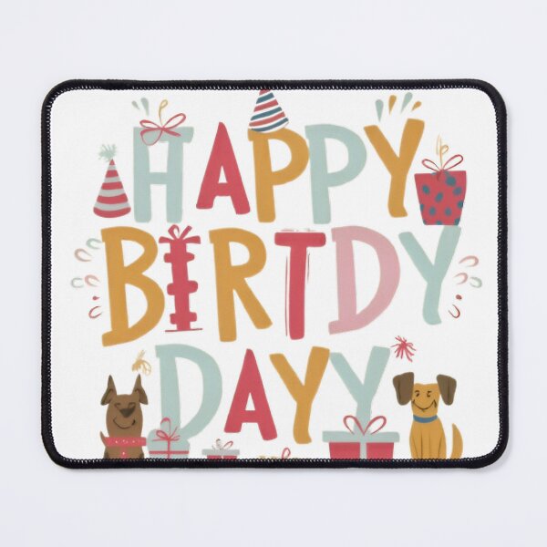 Item preview, Happy Birth Day With Dogs designed and sold by luckyanimechann.