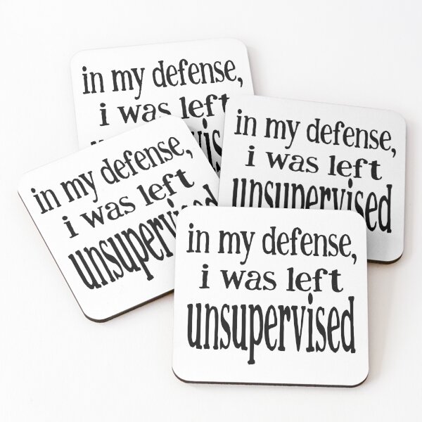 Item preview, In my defence, I was left unsupervised designed and sold by Angry Swan Designs.