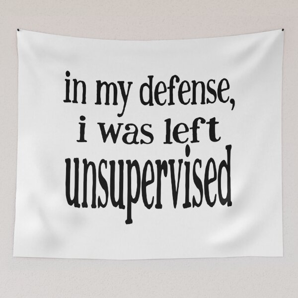 Item preview, In my defence, I was left unsupervised designed and sold by Angry Swan Designs.