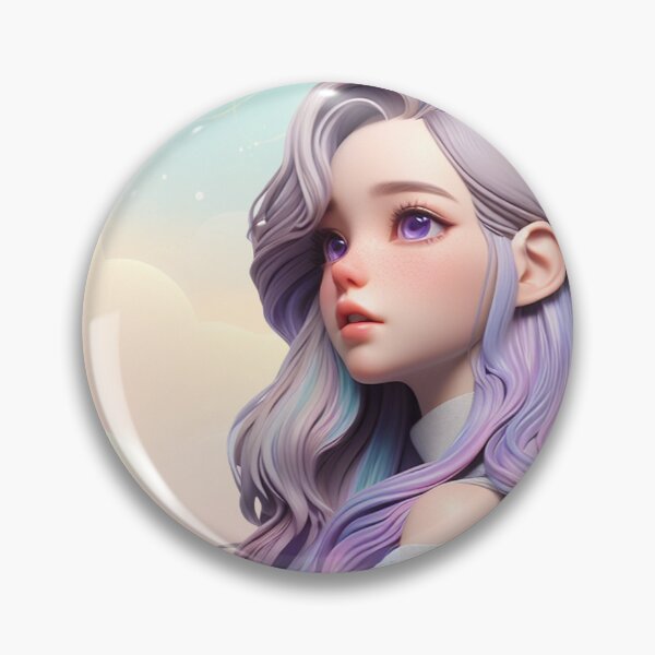 Item preview, Cute 3d figure of a rainbow girl designed and sold by hellolen.