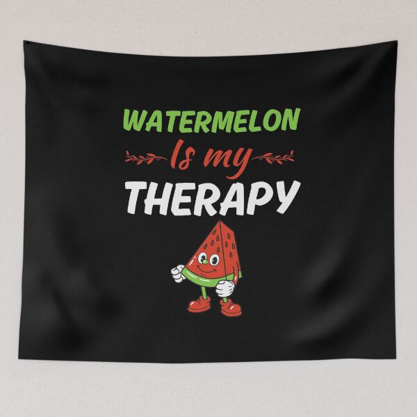 Item preview, Watermelon is my therapy, funny summer watermelon fruit lover designed and sold by NBSStore.
