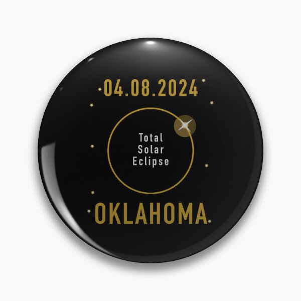 Artikelvorschau, Totale Sonnenfinsternis 2024 Oklahoma entworfen und verkauft von ZapTeesDesign.