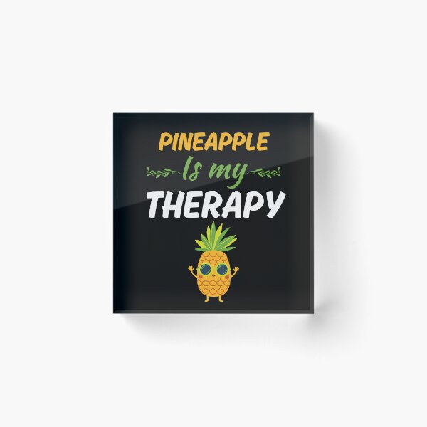 Item preview, Pineapple is my therapy, funny pineapple with sunglasses, pineapple lover saying quote designed and sold by NBSStore.