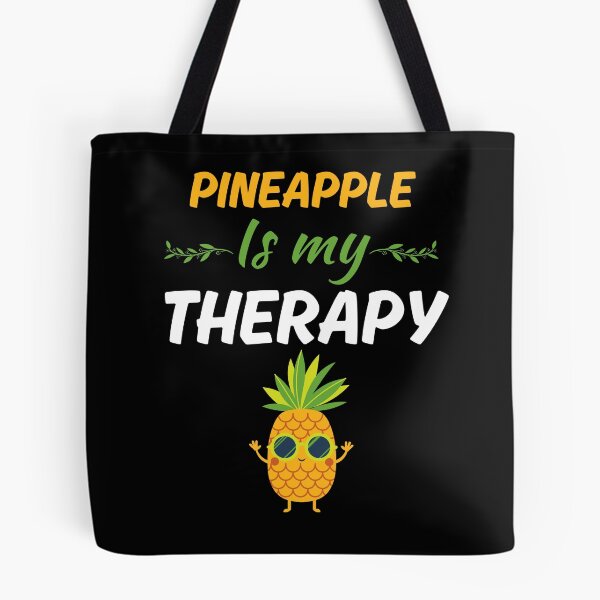 Item preview, Pineapple is my therapy, funny pineapple with sunglasses, pineapple lover saying quote designed and sold by NBSStore.