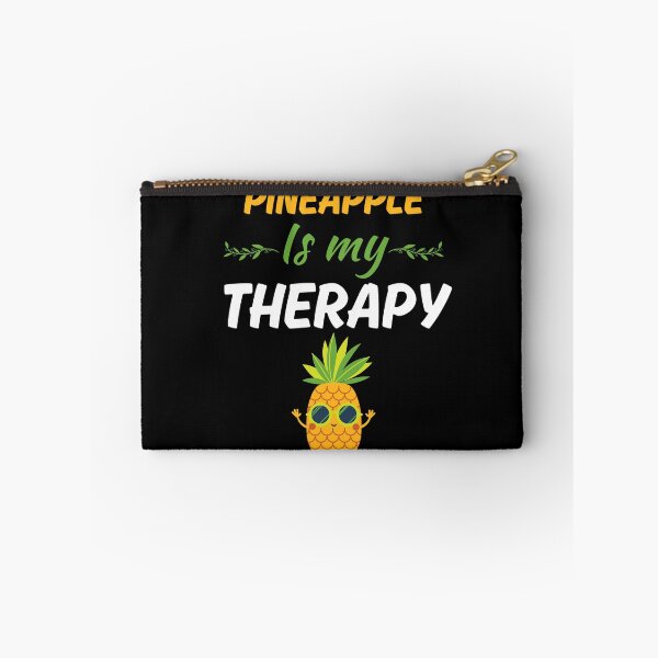 Item preview, Pineapple is my therapy, funny pineapple with sunglasses, pineapple lover saying quote designed and sold by NBSStore.