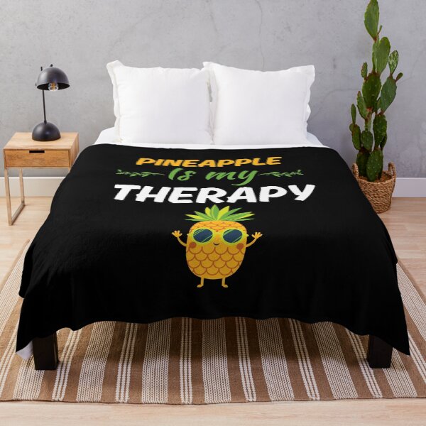 Item preview, Pineapple is my therapy, funny pineapple with sunglasses, pineapple lover saying quote designed and sold by NBSStore.
