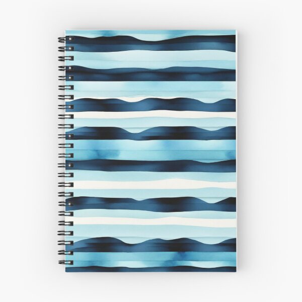 Item preview, Stripe - Blue Horizontal Stripes ; Pattern Line designed and sold by PatternInArt.