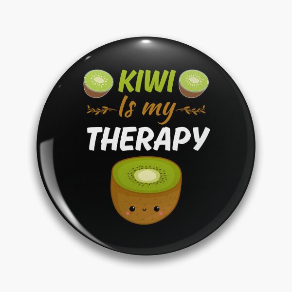 Item preview, Kiwi is my therapy, funny cute kiwi fruit lover saying designed and sold by NBSStore.