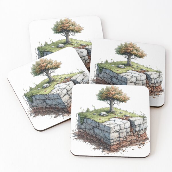 Item preview, Maple Tree Plot - NFT Collection #006 designed and sold by fluidwatercolor.