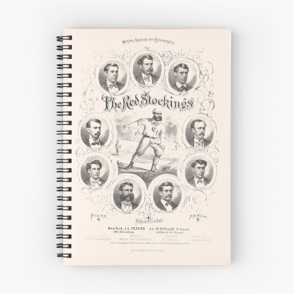 Item preview, The Red Stockings. Vintage Baseball Sheet Music cover. (Restored). HIGH DEFINITION designed and sold by MINDTHECHERRY.
