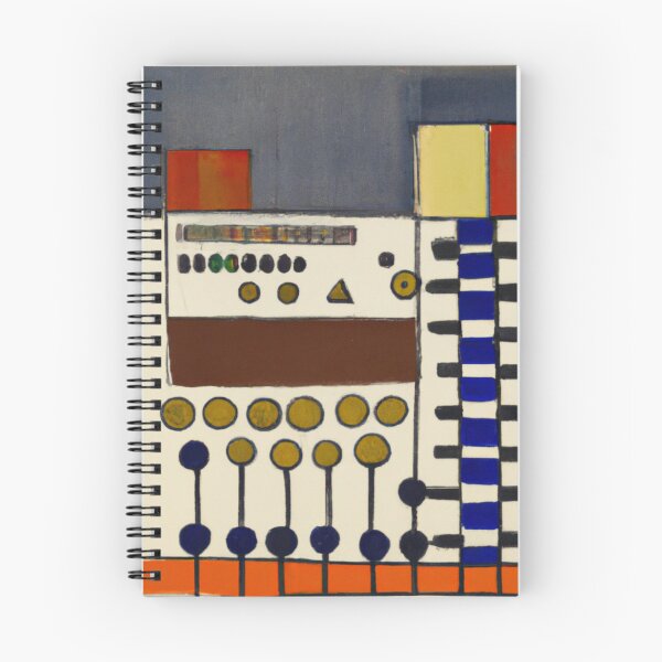 Item preview, Electronic Echoes: Geometric Synth Module Illustration designed and sold by BeagleDesigns.
