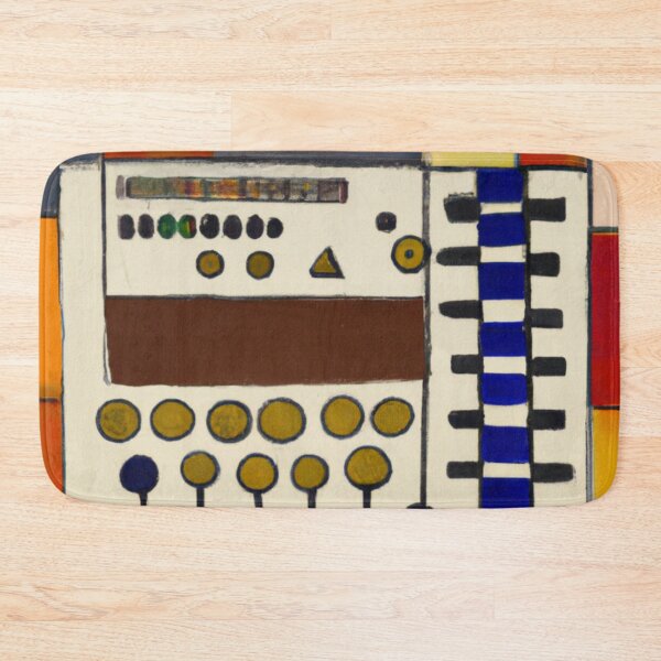 Item preview, Electronic Echoes: Geometric Synth Module Illustration designed and sold by BeagleDesigns.