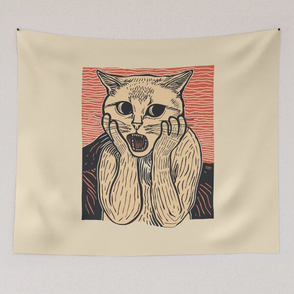 Item preview, The Cat Scream designed and sold by MadSwellDesigns.