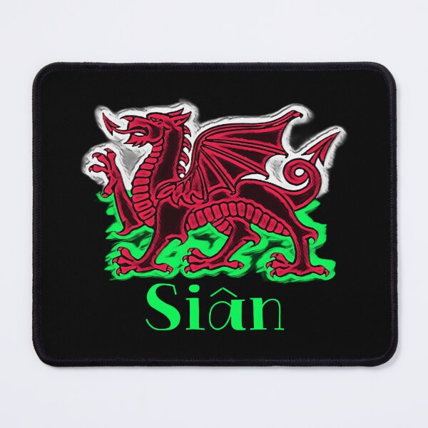 Aperçu de l'œuvre SIÂN CYMRU DRAIG GOCH DRAGON VERT créée et vendue par Marni Scofidio Desi9ns.